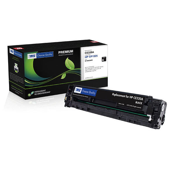 MSE MSE022120014 Remanufactured Black Toner Cartridge (Alternative for HP CE320A 128A) (2,000 Yield)
