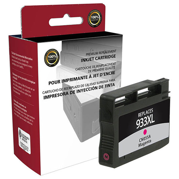 Clover Imaging Group 118013 Remanufactured High Yield Magenta Ink Cartridge (Alternative for HP CN055AN 933XL) (825 Yield)