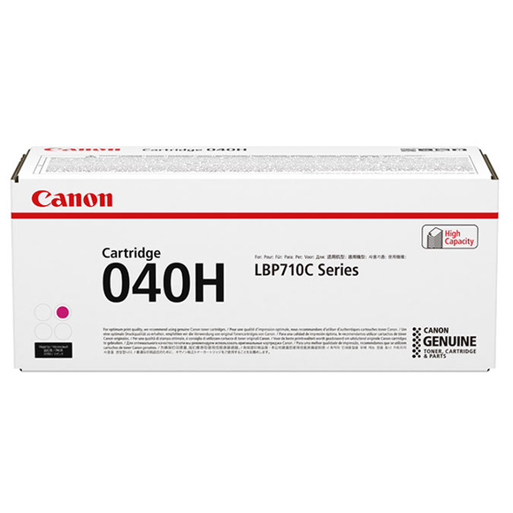 Canon 0457C001AA (CRG-040H) High Yield Magenta Toner Cartridge (10,000 Yield) - Technology Inks Pro, LLC.