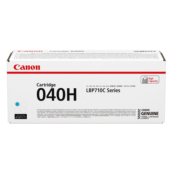 Canon 0459C001AA (CRG-040H) High Yield Cyan Toner Cartridge (10,000 Yield) - Technology Inks Pro, LLC.