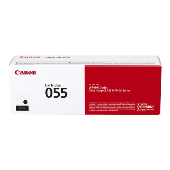Canon 3016C001AA (CRG-055 BK L) Black Toner Cartridge (2,300 Yield)