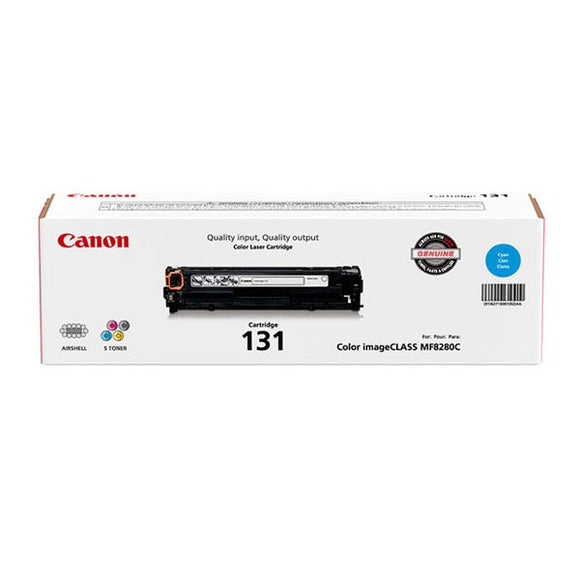 Canon 6271B001AA (CRG-131C) Cyan Toner Cartridge (1,500 Yield) - Technology Inks Pro, LLC.