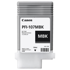 Canon 6704B001AA (PFI-107MBK) Matte Black Ink Tank (130 ml)