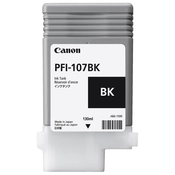 Canon 6705B001AA (PFI-107BK) Black Ink Tank (130 ml)