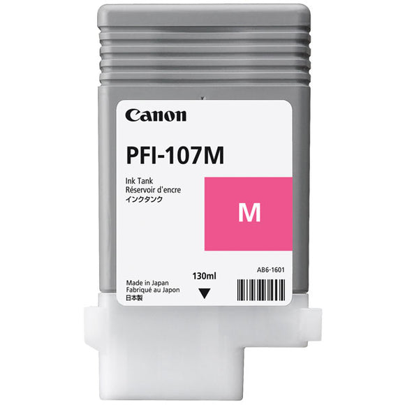 Canon 6707B001AA (PFI-107M) Magenta Ink Tank (130 ml)