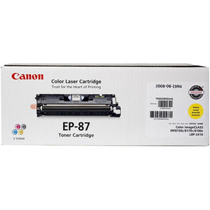 Canon 7430A005BA (EP-87) Yellow Toner Cartridge (4,500 Yield) - Technology Inks Pro, LLC.