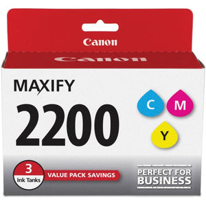 Canon 9304B005 (PGI-2200) CMY Ink Cartridge Pack (700 Yield)