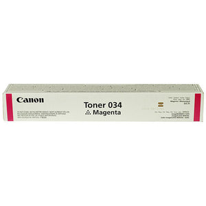 Canon 9452B001AA (CRG-034) Magenta Toner Cartridge (7,300 Yield) - Technology Inks Pro, LLC.