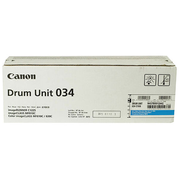Canon 9457B001AA (CRG-034) Cyan Drum Unit (34,000 Yield) - Technology Inks Pro, LLC.
