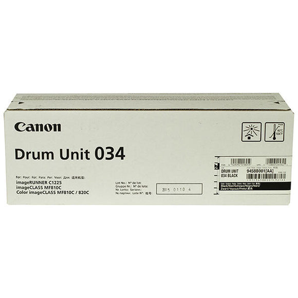 Canon 9458B001AA (CRG-034) Black Drum Unit (34,000 Yield) - Technology Inks Pro, LLC.