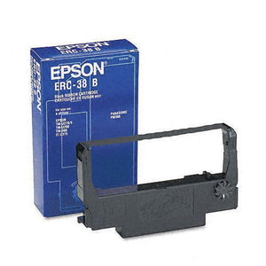 Epson ERC-38BR Black/Red Fabric Ribbon (1.5M/750K Characters) - Technology Inks Pro, LLC.