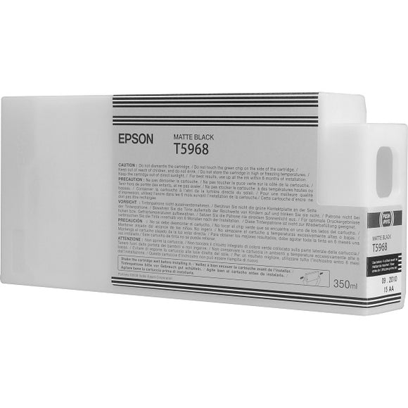 Epson T596800 Matte Black Ultrachrome HDR Ink Cartridge (350 ml)