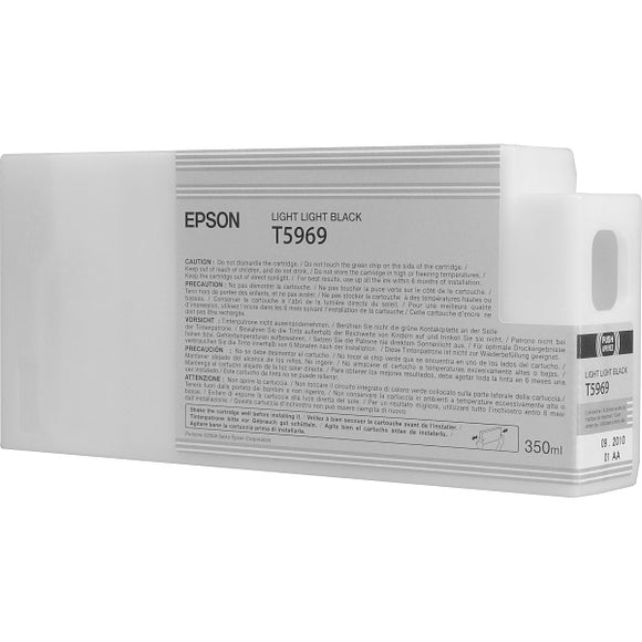 Epson T596900 Light Light Black Ultrachrome HDR Ink Cartridge (350 ml)