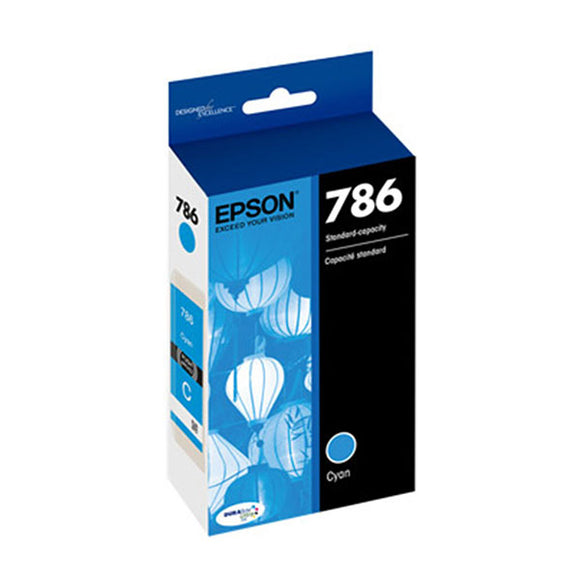 Epson T786220-S (786) DURABrite Ultra Cyan Ink Cartridge (800 Yield)