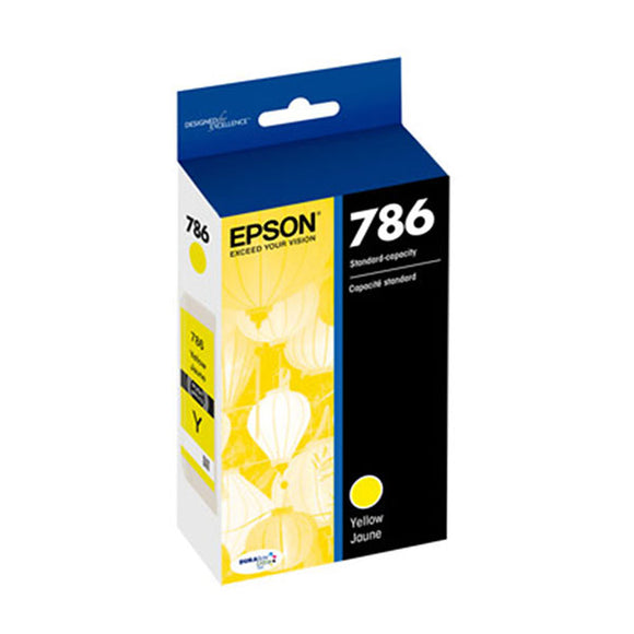 Epson T786420-S (786) DURABrite Ultra Yellow Ink Cartridge (800 Yield)