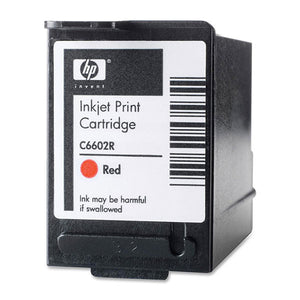 Hewlett Packard (C6602R) Red Original Thermal Ink Cartridge (7M Characters)