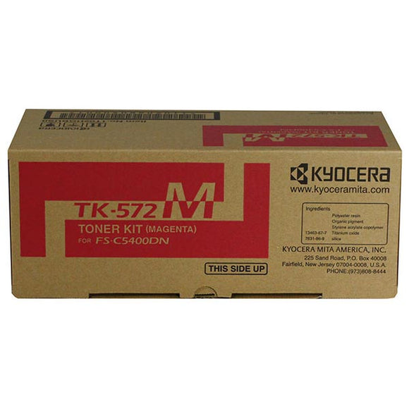 Kyocera TK-572M Magenta Toner Cartridge (12,000 Yield)