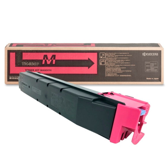 Kyocera TK-8307M Magenta Toner Cartridge (15,000 Yield)