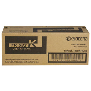 Kyocera TK582K Black Toner Cartridge (3,500 Yield)