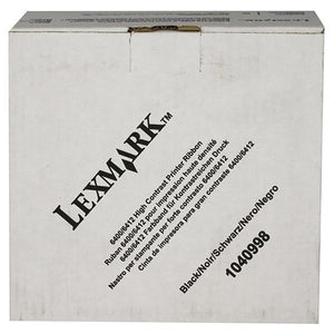 Lexmark 1040998 High Contrast Black Printer Ribbon (30M Characters OCR/Bar Code) (6/Box)
