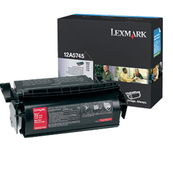 Lexmark 12A5745 High Yield Toner Cartridge (25,000 Yield)