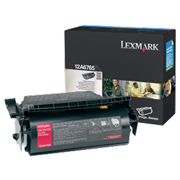 Lexmark 12A6765 High Yield Toner Cartridge (30,000 Yield)