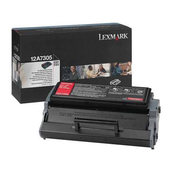 Lexmark 12A7305 High Yield Toner Cartridge (6,000 Yield)