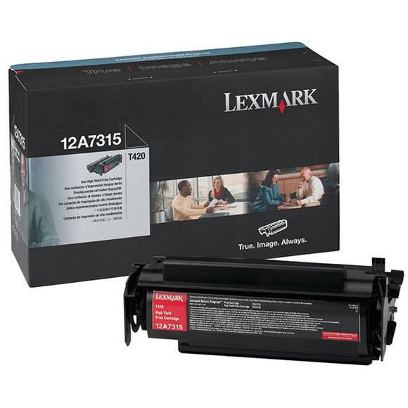 Lexmark 12A7315 High Yield Toner Cartridge (10,000 Yield)