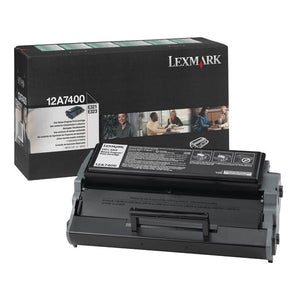 Lexmark 12A7400 Return Program Toner Cartridge (3,000 Yield)