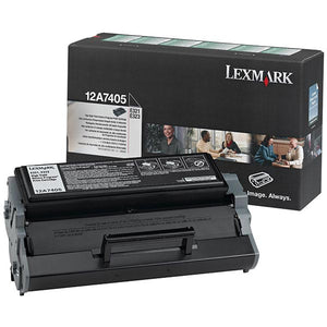 Lexmark 12A7405 High Yield Return Program Toner Cartridge (6,000 Yield)