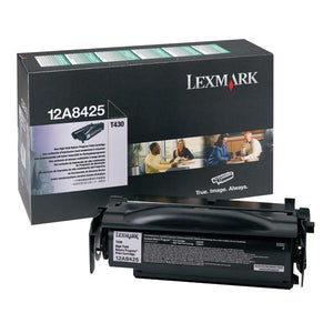 Lexmark 12A8425 High Yield Return Program Toner Cartridge (12,000 Yield)