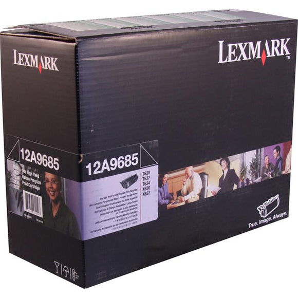 Lexmark 12A9685 High Yield Return Program Toner Cartridge for US Government (21,000 Yield) (TAA Compliant Version of 12A7462)