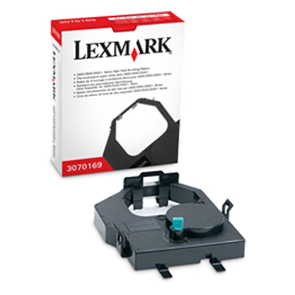 Lexmark 3070169 High Yield Black Re-Inking Printer Ribbon (8M Characters)