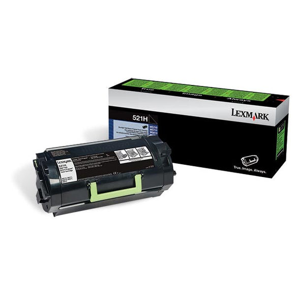 Lexmark (521H) (52D1H00) High Yield Return Program Toner Cartridge (25,000 Yield) - Technology Inks Pro, LLC.