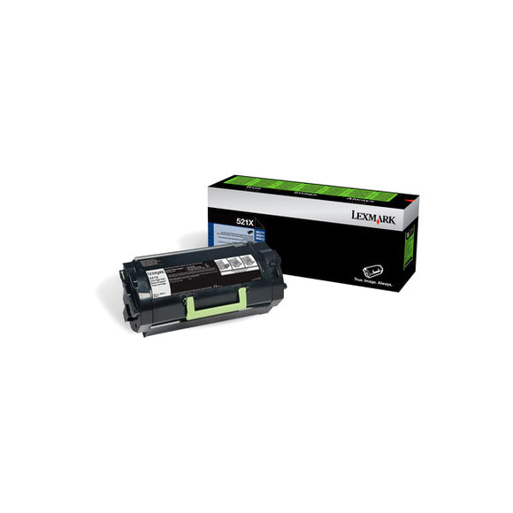 Lexmark 52D1X00 (521X) Extra High Yield Return Program Toner Cartridge (45,000 Yield)
