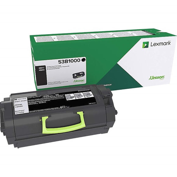 Lexmark 53B1000 Return Program Toner Cartridge (11,000 Yield)