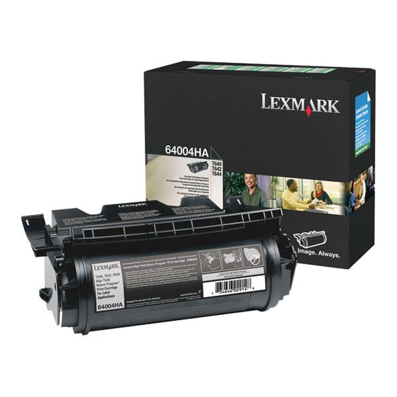 Lexmark 64004HA High Yield Return Program Toner Cartridge for Label Applications (21,000 Yield)