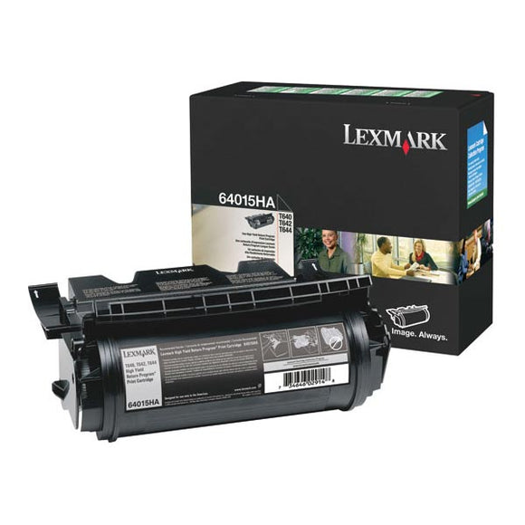 Lexmark 64015HA High Yield Return Program Toner Cartridge (21,000 Yield)