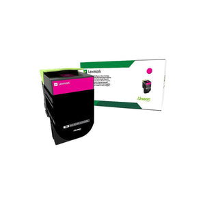 Lexmark 70C00MG Magenta Return Program Toner Cartridge for US Government (1,000 Yield) (TAA Compliant Version of 70C10M0)