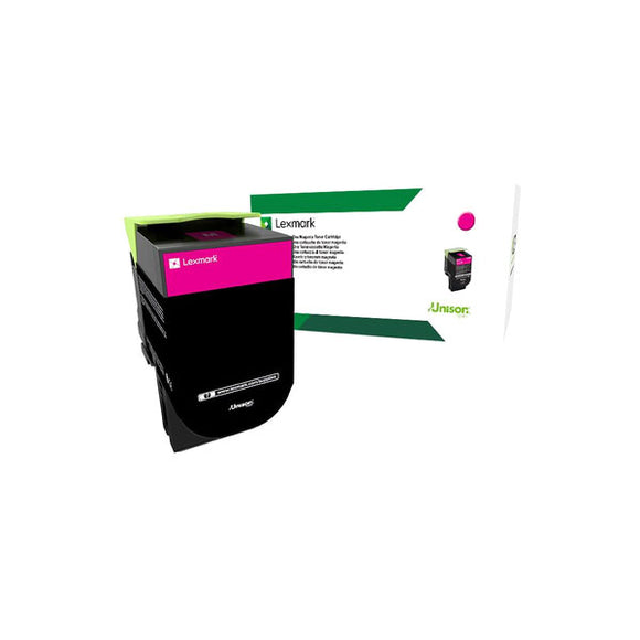 Lexmark 70C1XM0 (701XM) Extra High Yield Magenta Return Program Toner Cartridge (4,000 Yield)