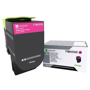 Lexmark 71B0030 Magenta Toner Cartridge (2,300 Yield)