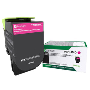 Lexmark 71B1HM0 Magenta High Yield Return Program Toner Cartridge (3,500 Yield)