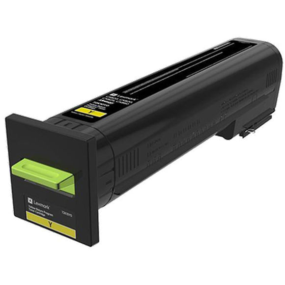 Lexmark 72K00YG Yellow Return Program Toner Cartridge for US Government (8,000 Yield) (TAA Compliant Version of 72K10Y0)