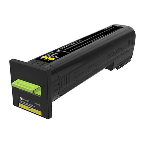 Lexmark 72K1XY0 Extra High Yield Yellow Return Program Toner Cartridge (22,000 Yield)