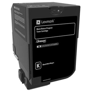 Lexmark 74C00KG Black Return Program Toner Cartridge for US Government (3,000 Yield) (TAA Compliant Version of 74C10K0)