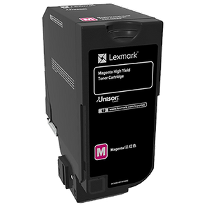 Lexmark 74C0H30 High Yield Magenta Toner Cartridge (12,000 Yield)