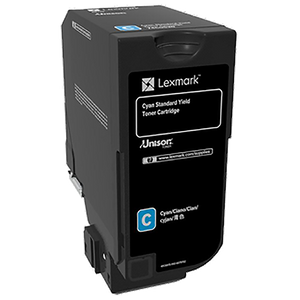 Lexmark 74C0S20 Cyan Toner Cartridge (7,000 Yield)