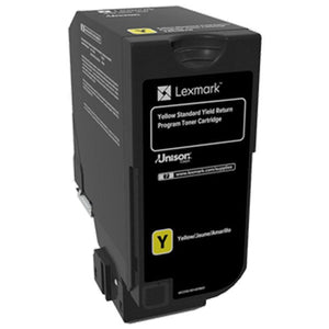 Lexmark 74C0SYG Yellow Return Program Toner Cartridge for US Government (7,000 Yield) (TAA Compliant Version of 74C1SY0)