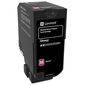 Lexmark 74C10M0 Magenta Return Program Toner Cartridge (3,000 Yield)