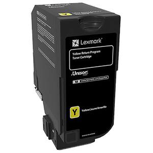 Lexmark 74C10Y0 Yellow Return Program Toner Cartridge (3,000 Yield)